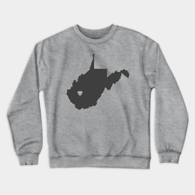 West Virginia Love Crewneck Sweatshirt by juniperandspruce